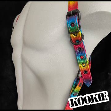 Garment Leather Suspender Harness